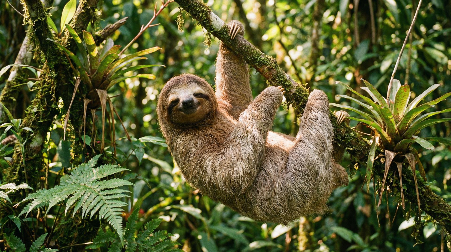 户外露出树懒视频